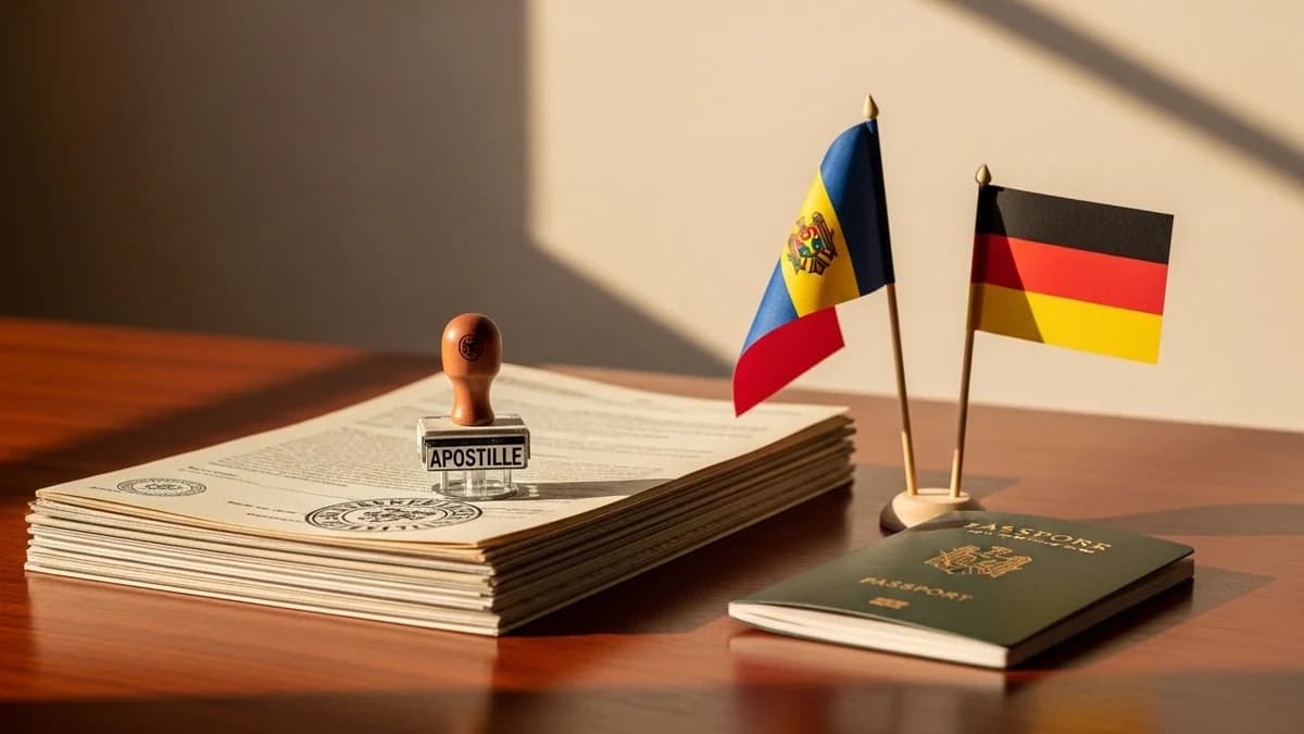 Moldova și Germania simplifică recunoașterea actelor oficiale